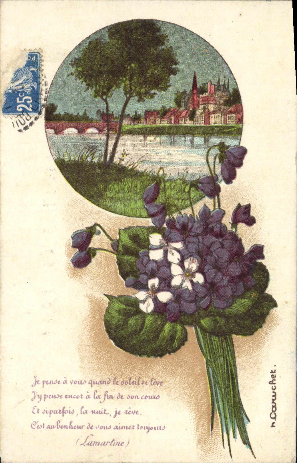 CPA Fantaisie Fleurs 