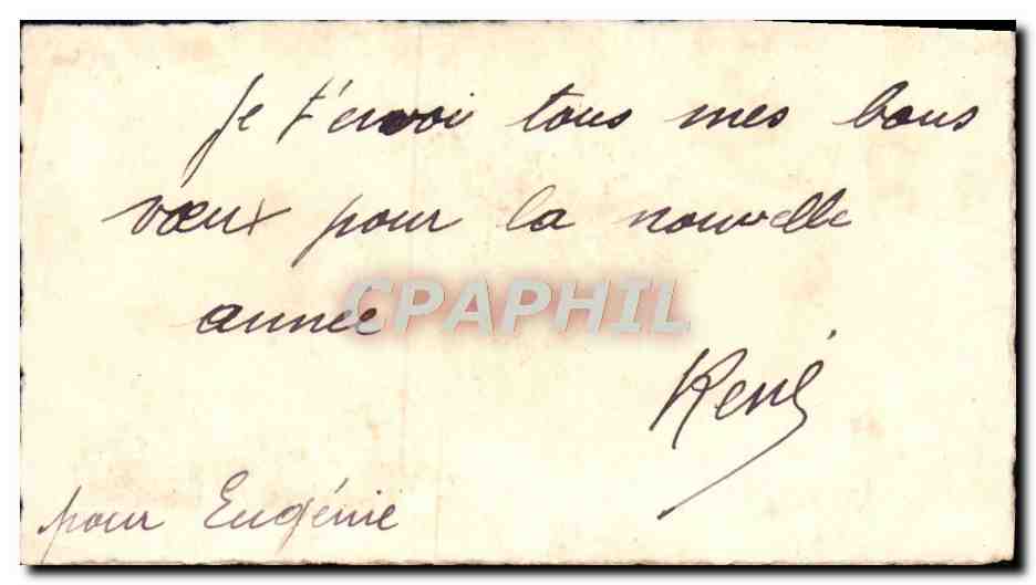 CPA Fantaisie Bonen annee — Rückseite