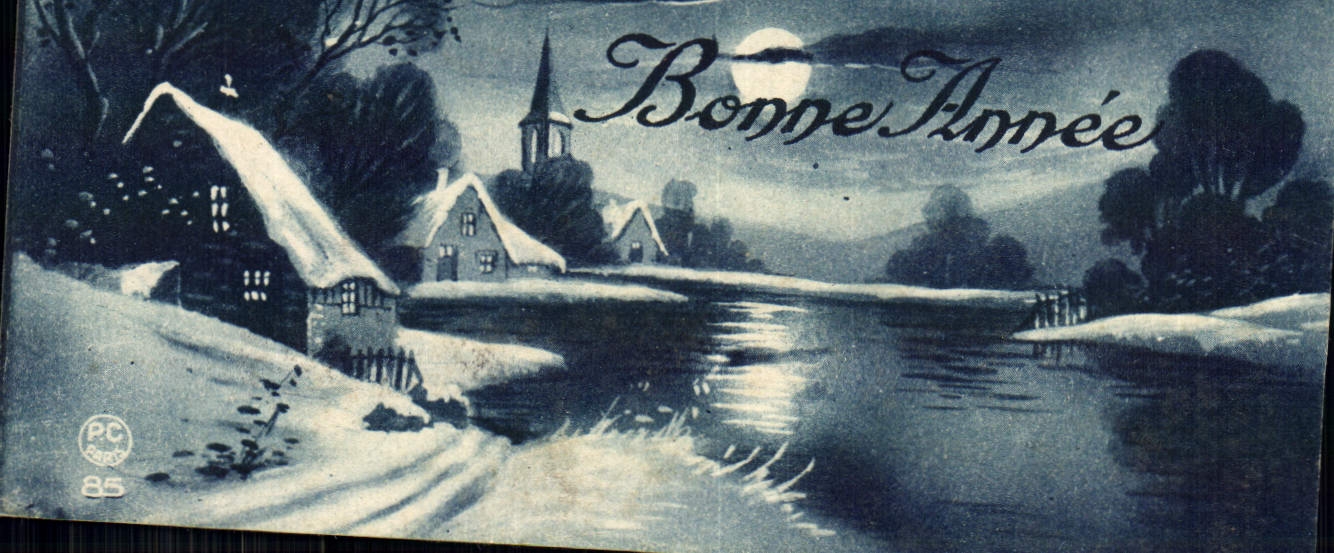 CPA Fantaisie Bonne annee