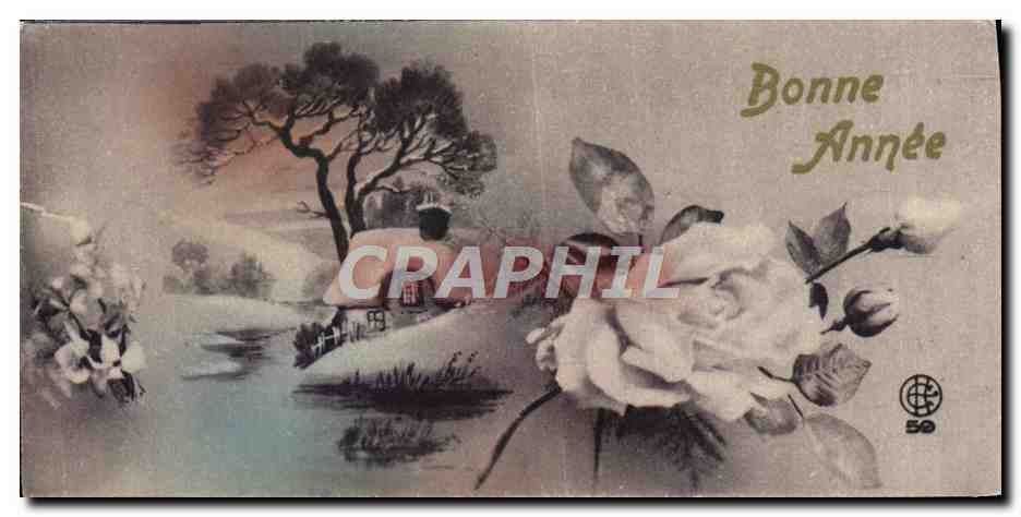 CPA Fantaisie Fleurs