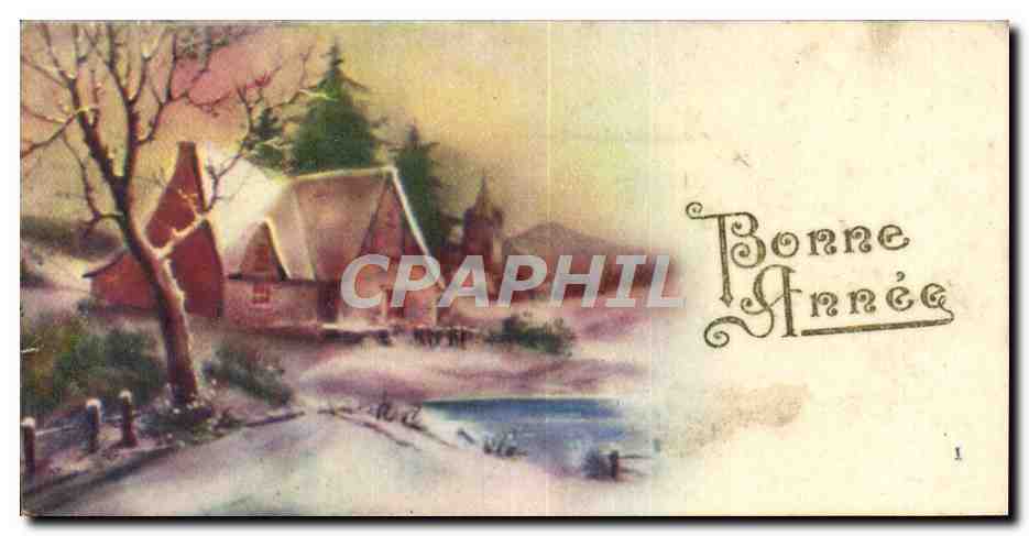 CPA Fantaisie Bonne annee
