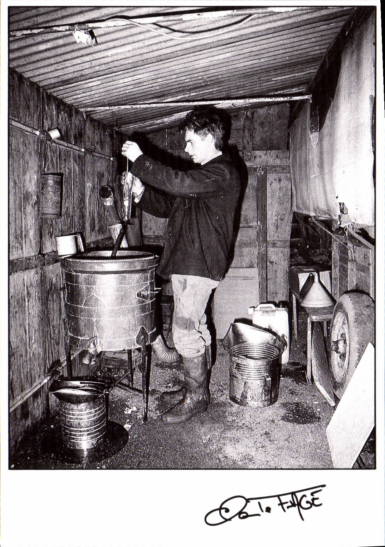 CPM Claude Fage 1987 Le bouilleur de Cru 