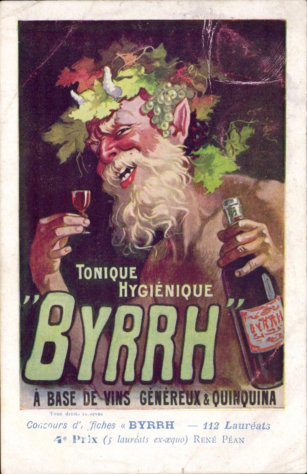 CPA Byrrh Quinquina Vin Alcool