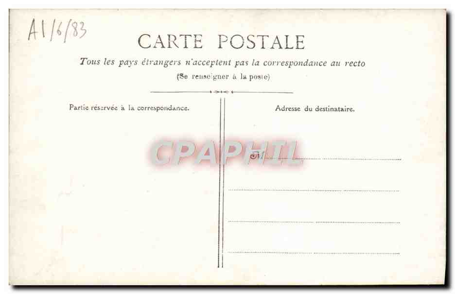 CPA Fantaisie Soldat Militaria Fer a cheval — Rückseite