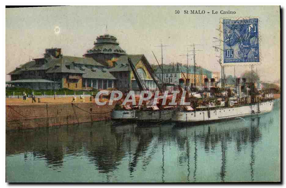St MALO - Le Casino — éditeur non visible, n° de série 50