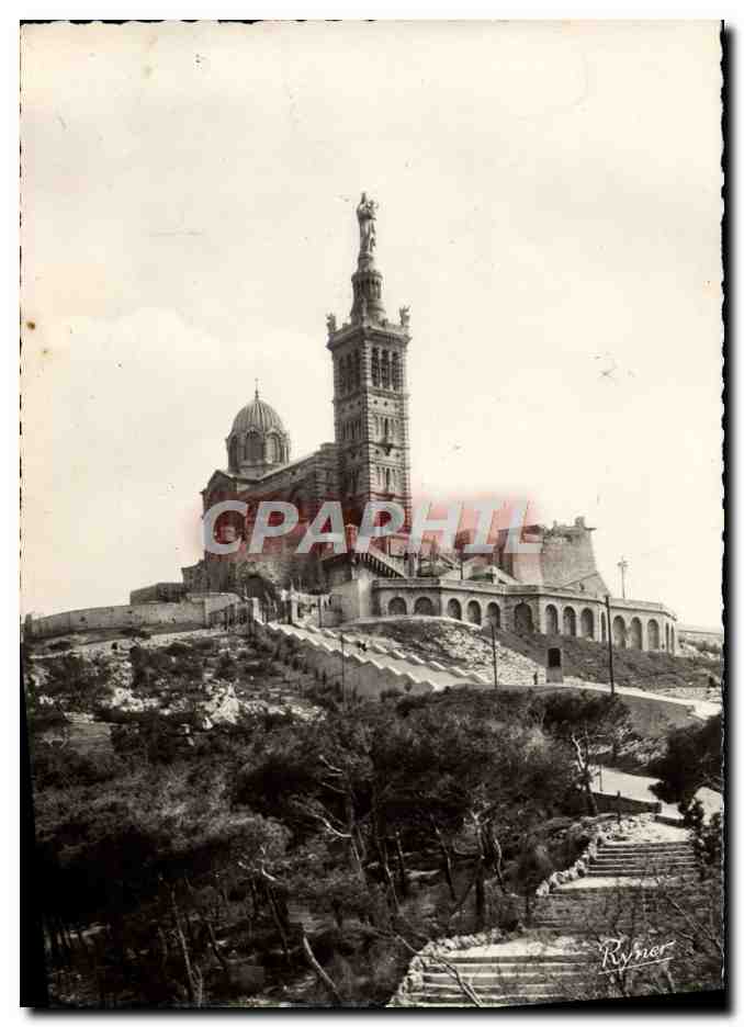 CPM Marseille Basilique Notre Dame de la Garde