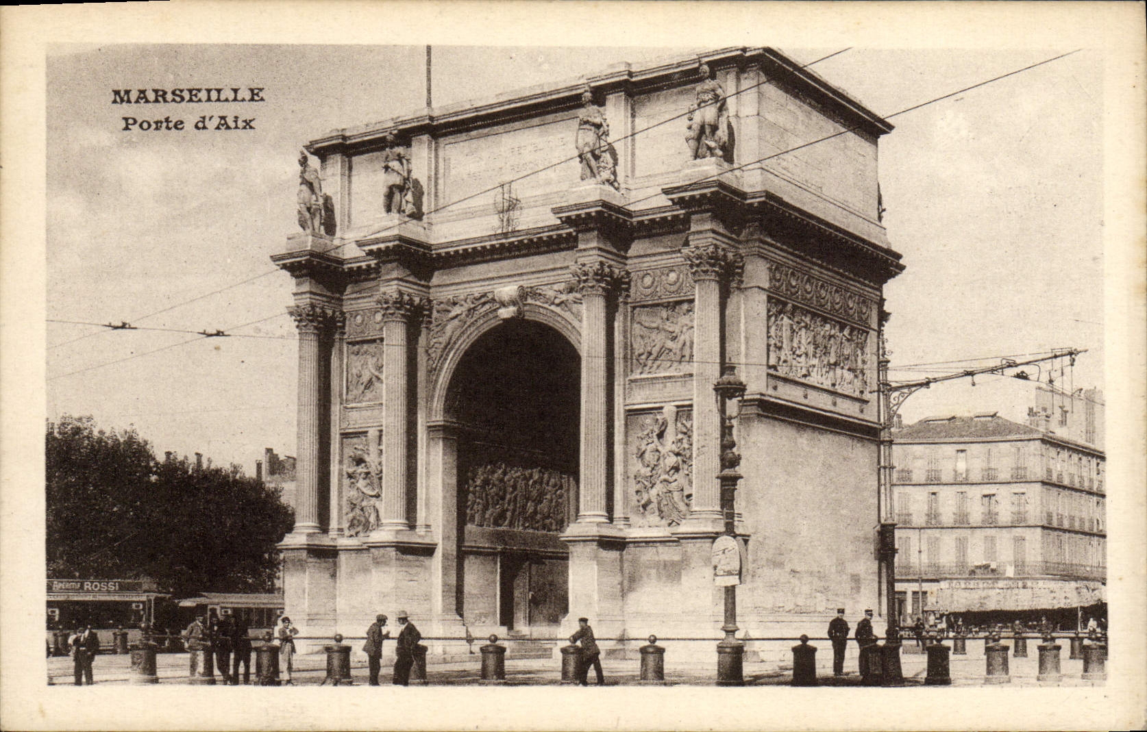 Marseille — Porte d'Aix — éditeur Rossi