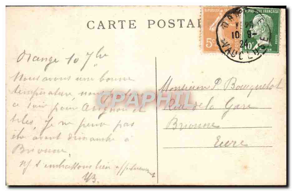 Orange - Théâtre Antique (Vue intérieure) — Collections artistiques « Lux » — Lang fils ané, phot.-édit., Crest — Rückseite