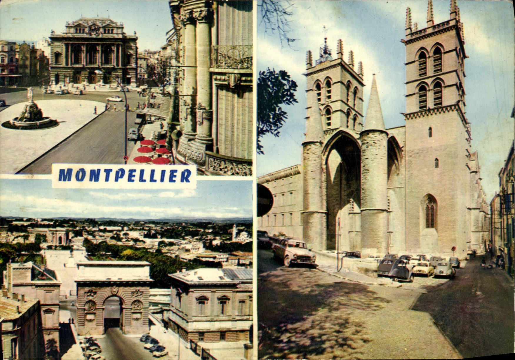 Montpellier — vue panoramique et monuments — Éditions Nice