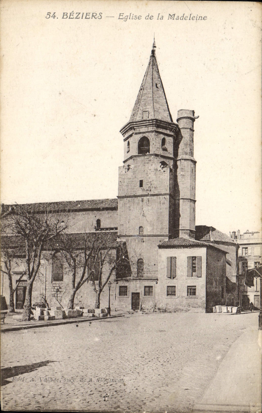 CPA Beziers Eglise de la Madeleine 