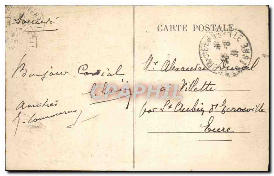 Villefranche-de-Rouergue — Place Notre-Dame — Edit. C. Saling — Reverso