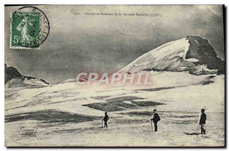 CPA Glacier et Sommet de la Grande Sassiere alpinisme