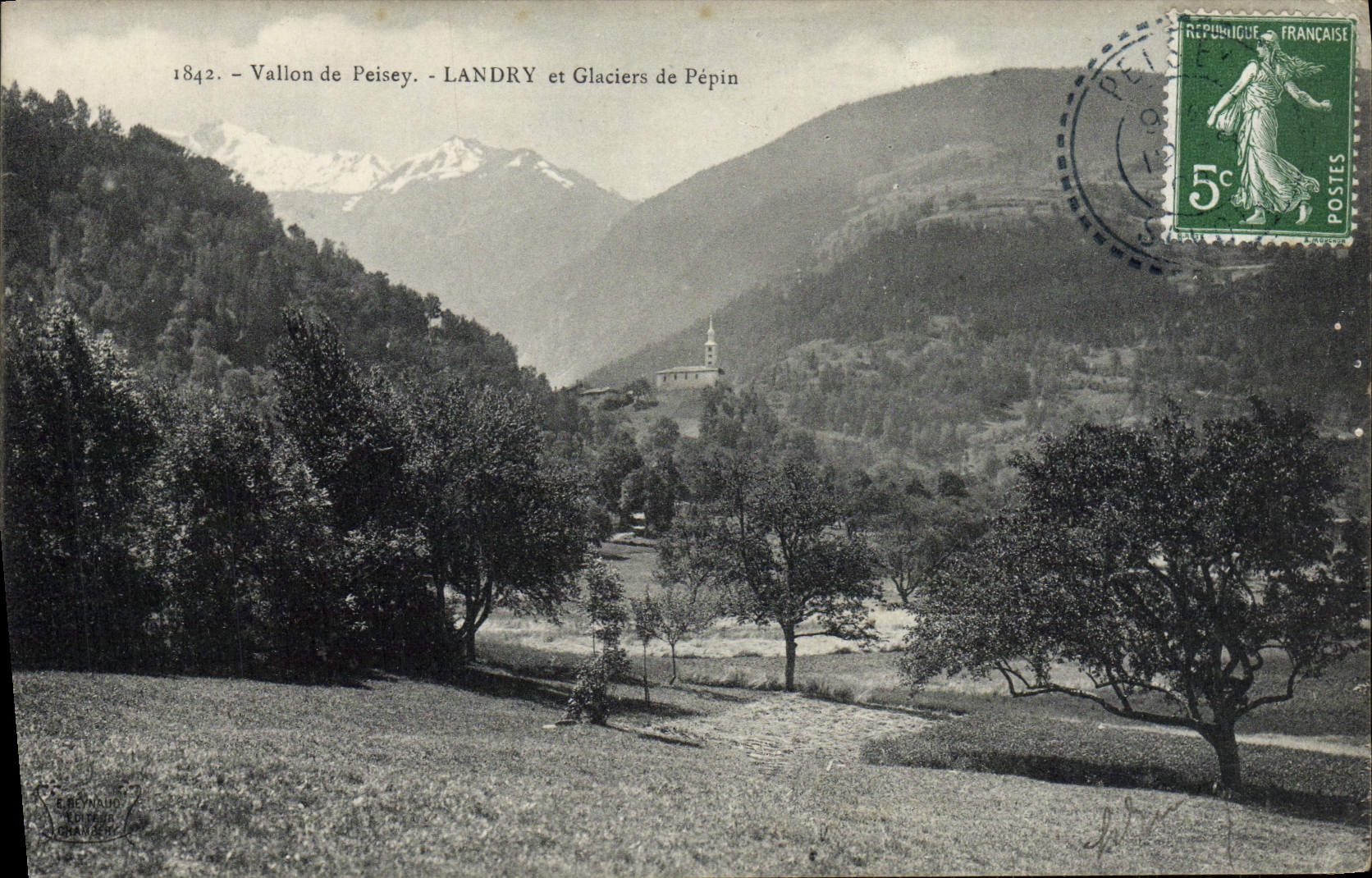 CPA Vallon de Peisey Landry et Glaciers de Pepin 