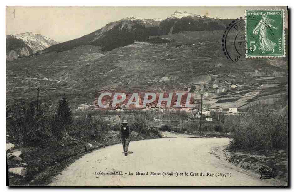 CPA Aime Le Grand Mont et le Cret du Rey 