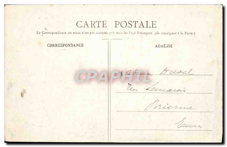 CPA Peisey Les Lanches et le Pont de Beaupraz — Rückseite