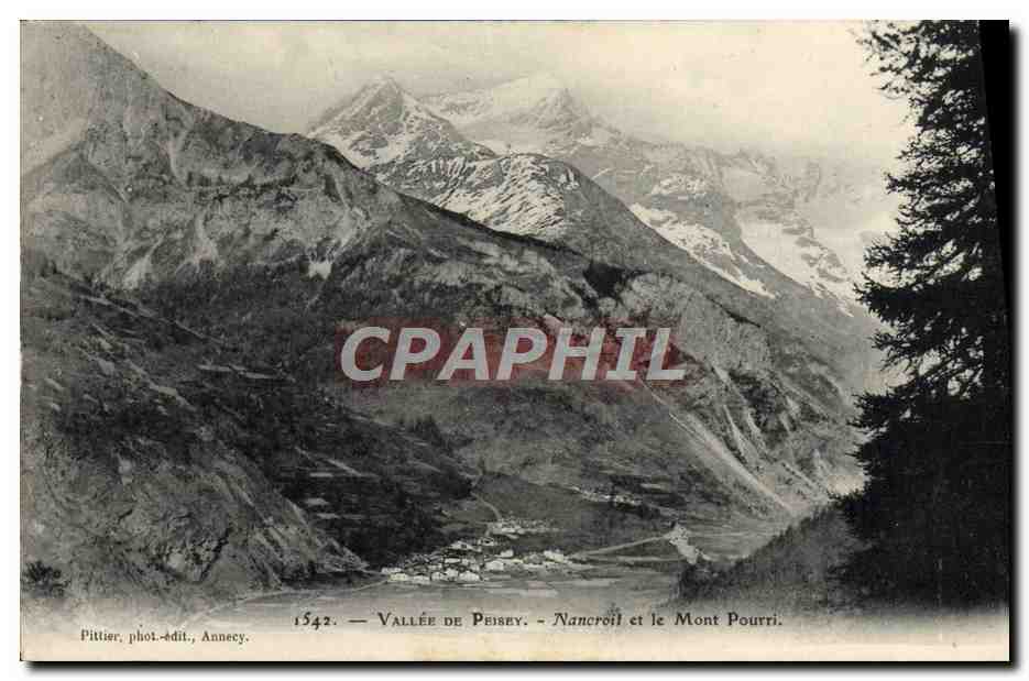 CPA Vallee de Peisey Nancroit et le Mont Pouri 