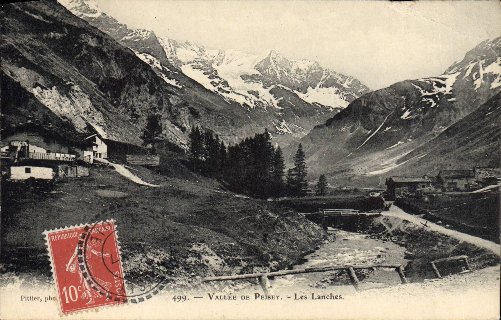 CPA Vallee de Peisey Les Lanches 