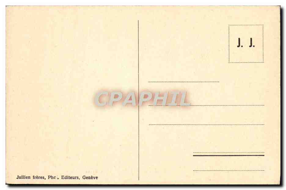 Saint-Gervais - Grand Hôtel des Bains — J.J. 1981 — Verso