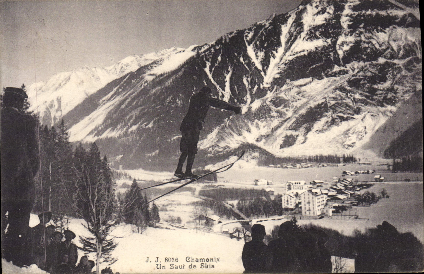 Chamonix — Un Saut de Skis — J. J. 8096
