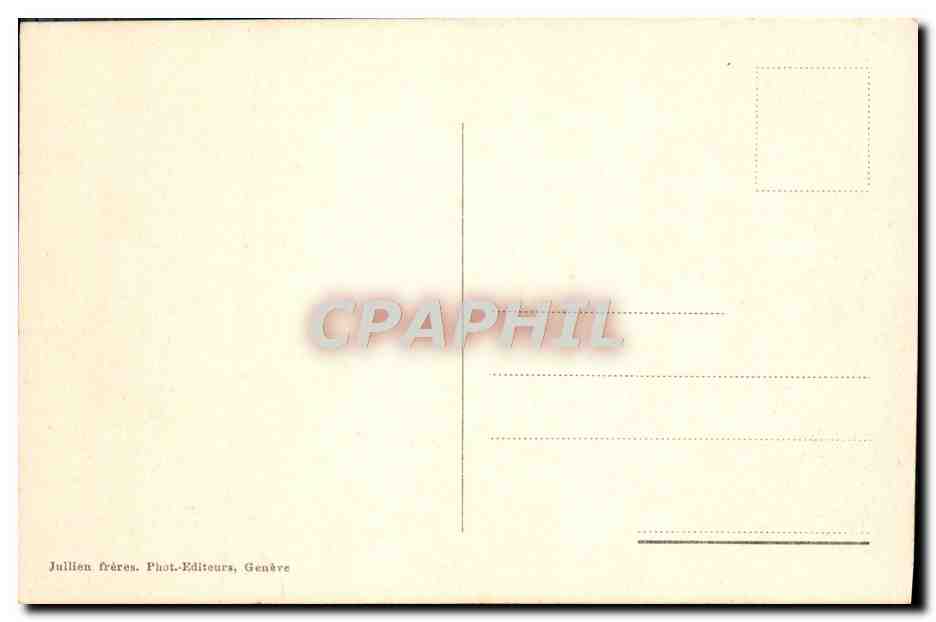 Chamonix — La mer de glace prise de la Flégère — J.J. 6646 — Verso