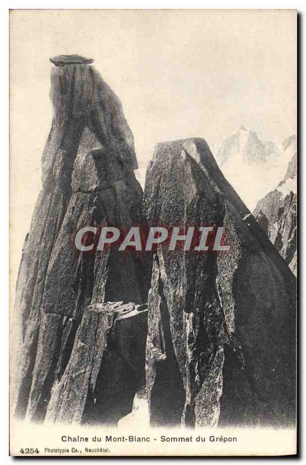CPA Chaine du Mont Blanc Sommet du Grepon