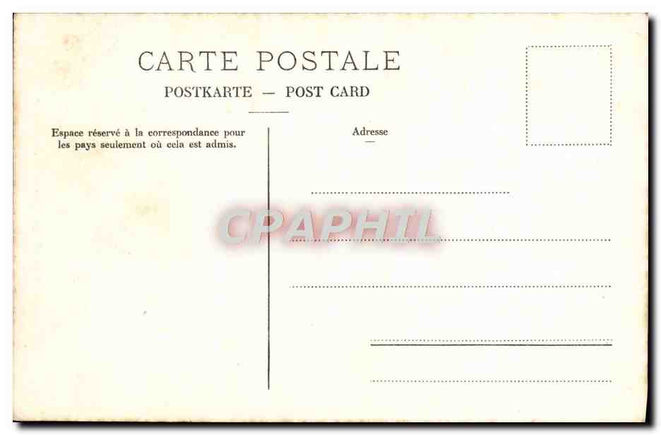 CPA Chaine du Mont Blanc Sommet du Grepon — Verso