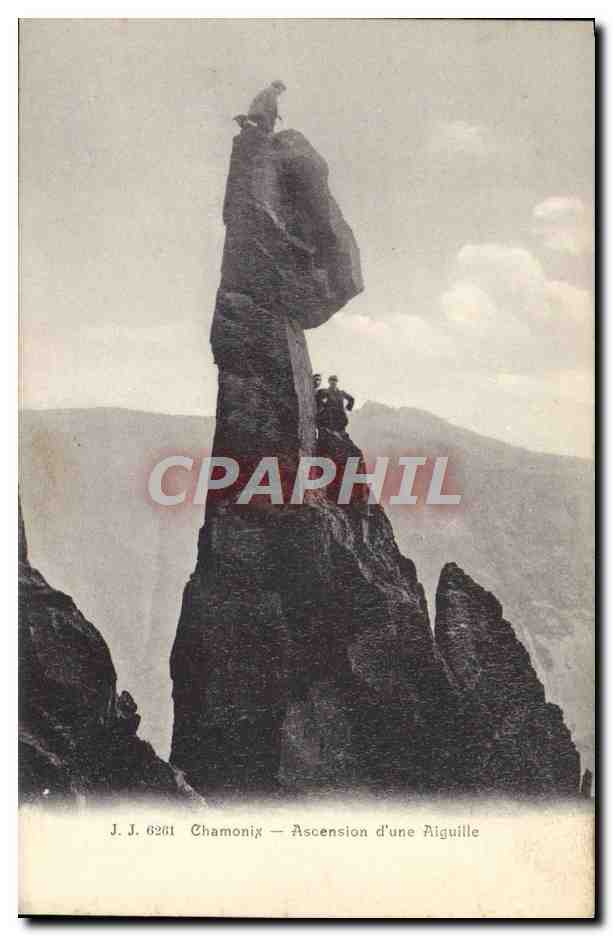 CPA Chamonix Ascension d'une Aiguille Alpinisme