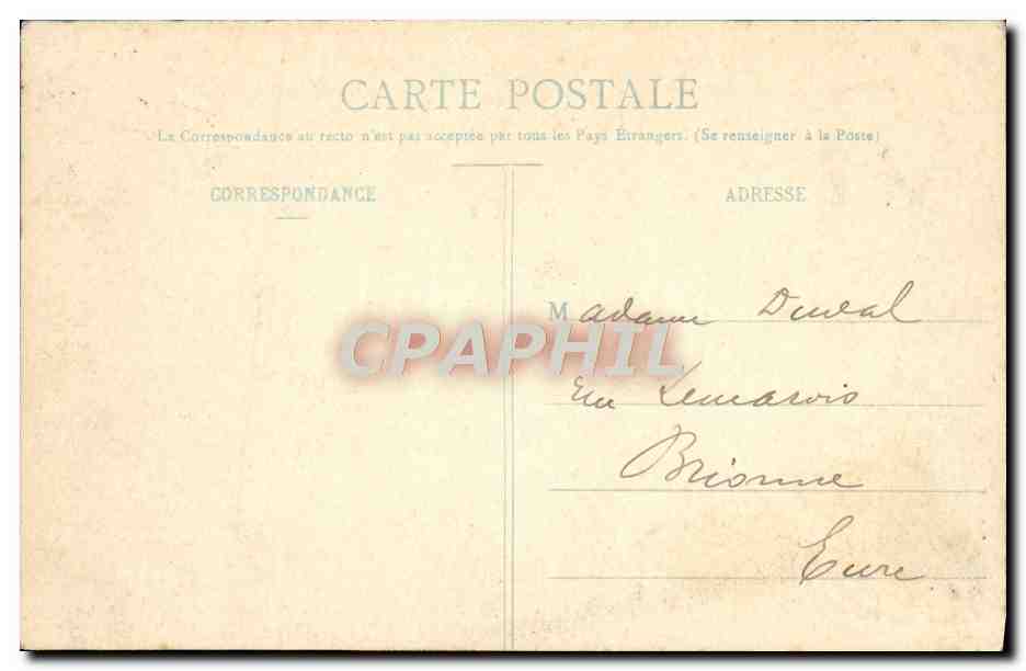 CPA Le Mont Pourri vu de la Route du Petit St Bernard  — Verso