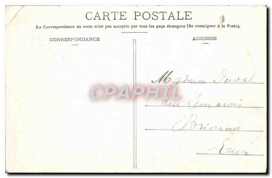 CPA Col de Petit St Bernard au fond l'ltalie Cachet Peisey — Rückseite