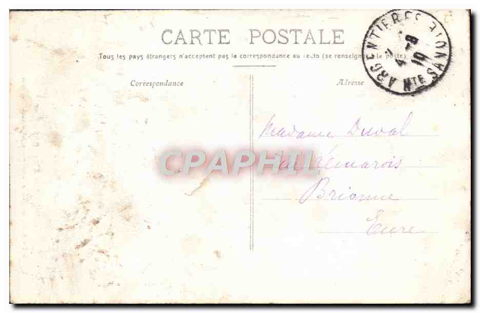 CPA Les Alpes francaises Route du Mont Blanc Region des Seracs Alpinisme — Verso
