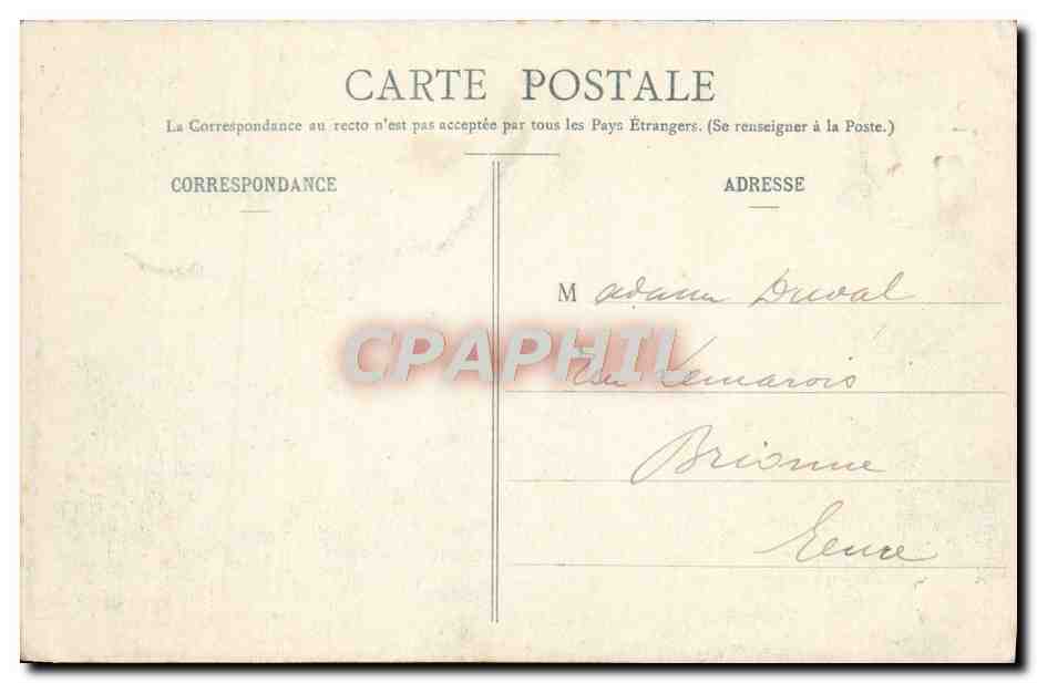 CPA Le Mont Pourri Vu de la Route du Petit St Bernard  — Rückseite