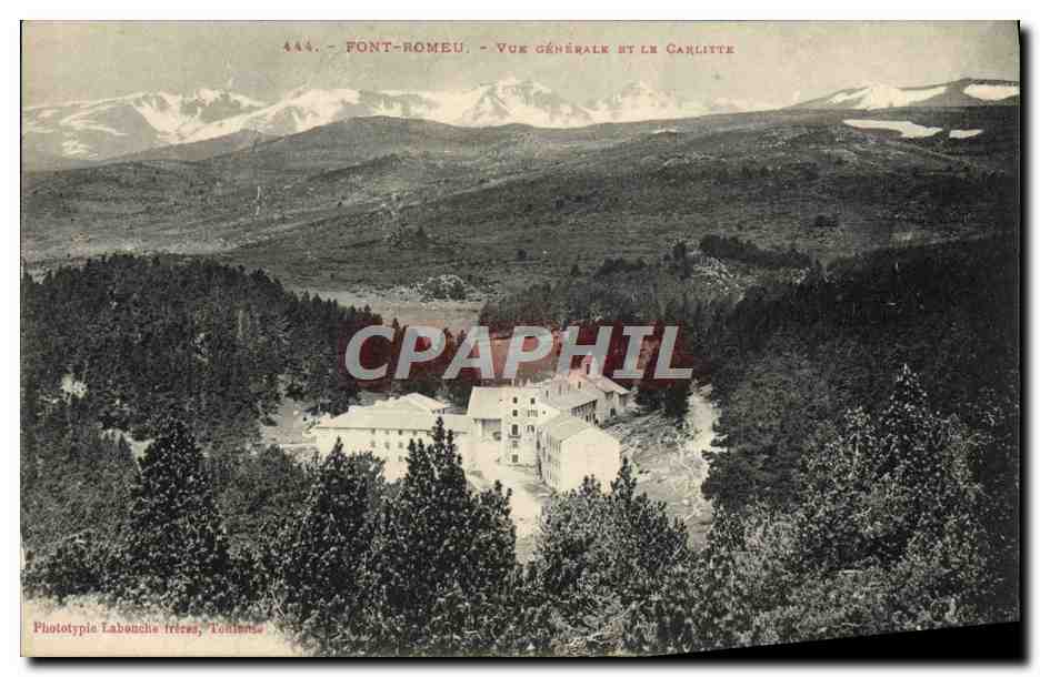 CPA Font Romeu Vue Generale et le Garlitte