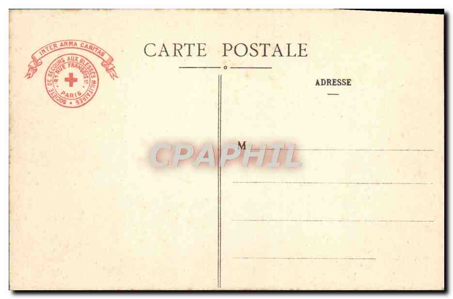 CPA Le Mont Des Oiseaux pres Hyeres Societe de Secours aux Blesses Militaires Maison de convalescence — Rückseite