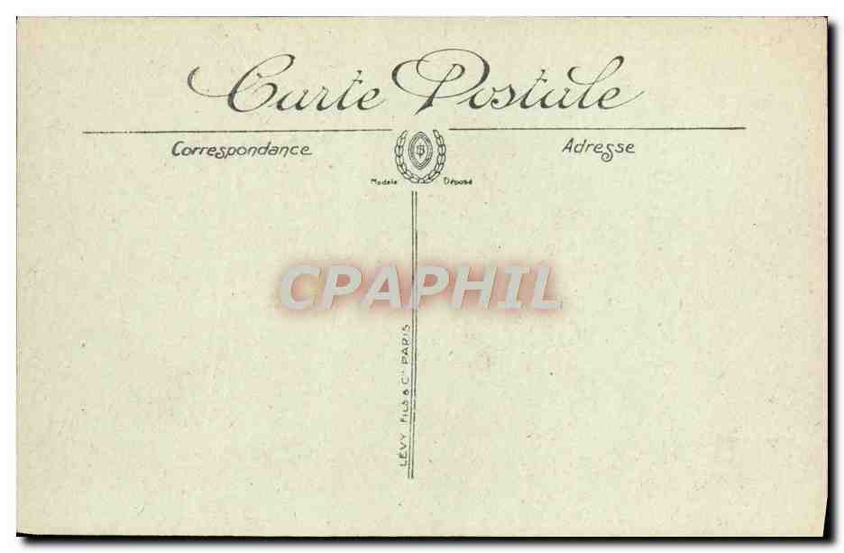 CPA Env d'Hyeres San Salvadour Le Grand Hotel Entree du Parc  — Rückseite