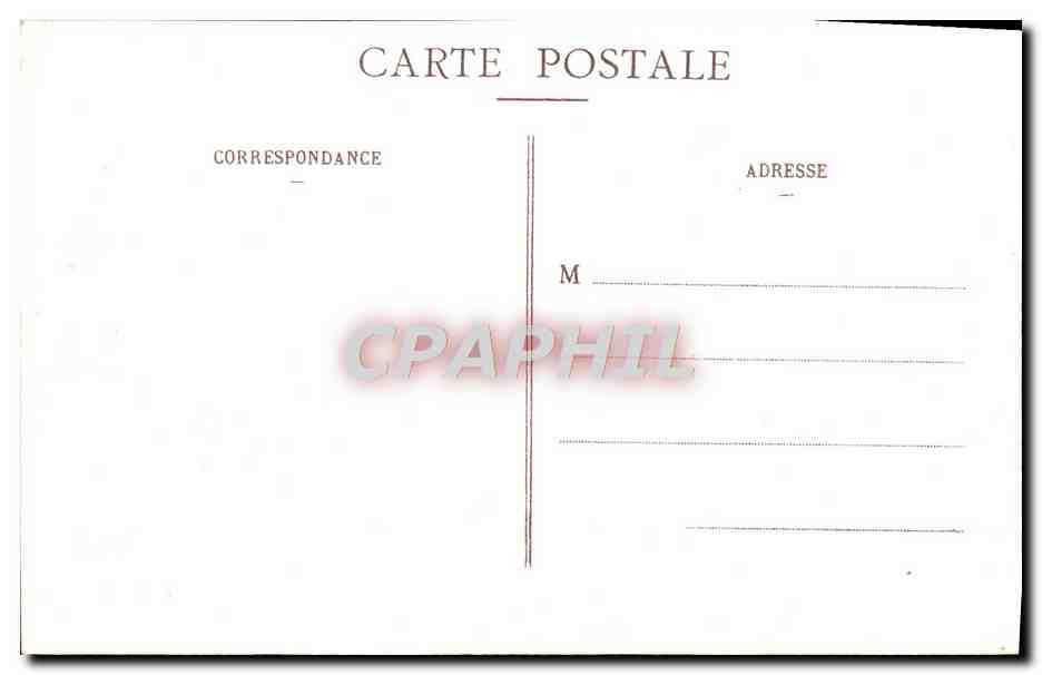 CPA Nice Avenue de la Gare Notre Dame Tramway — Rückseite