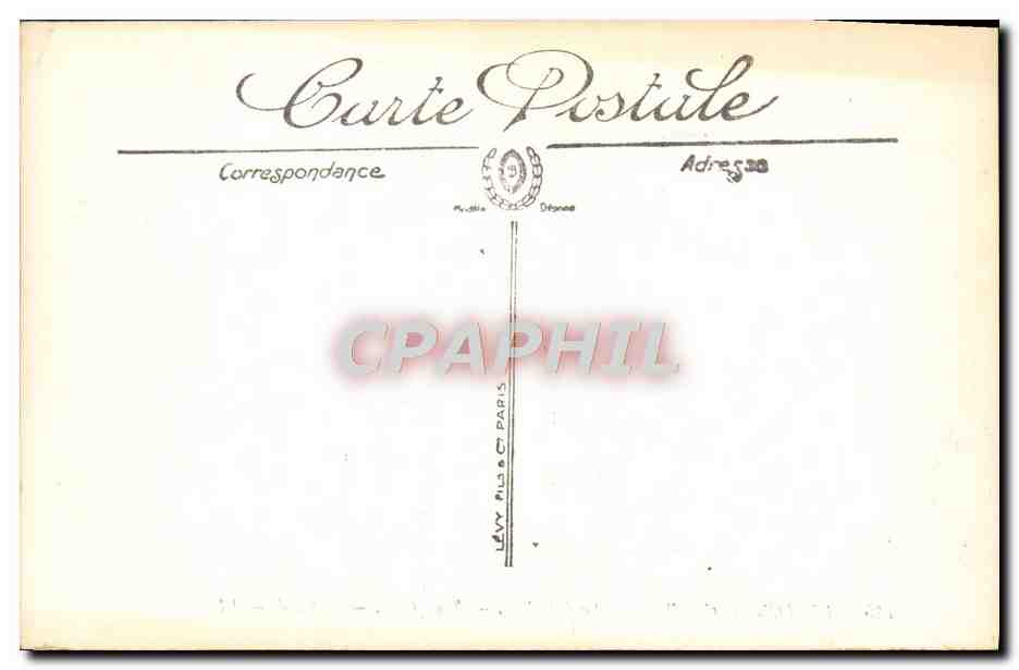 CPA Toulon Cap Brun Bord de Mer  — Verso