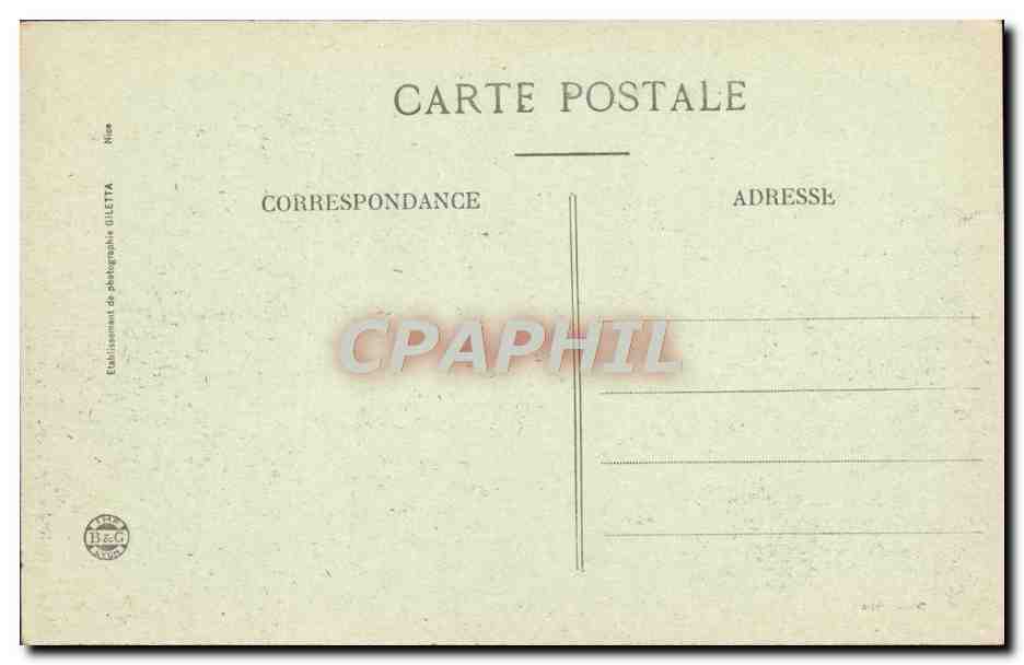 CPA Menton Vue prise de Garavan entre les fleurs  — Rückseite
