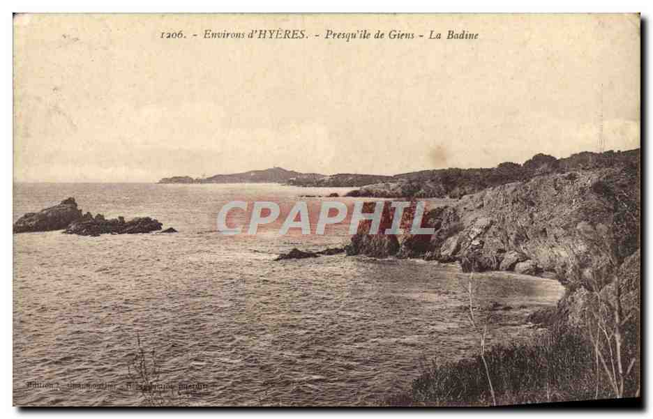 CPA Environs d'Hyeres Presqu'ile de Giens La Badine