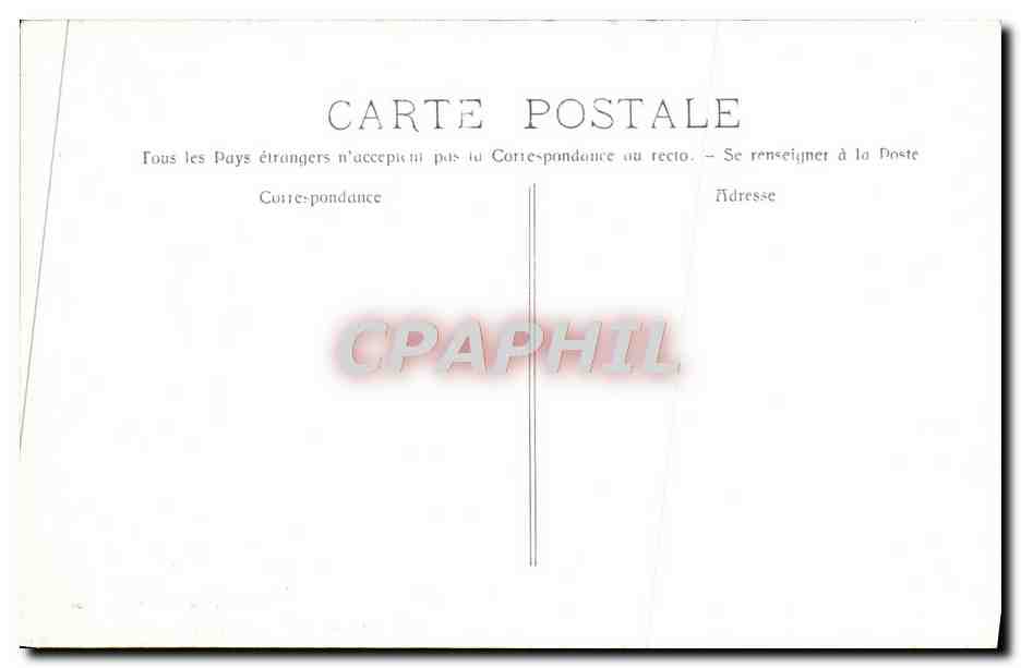 CPA Cannes lle St Honorat Interieur du chateau — Verso