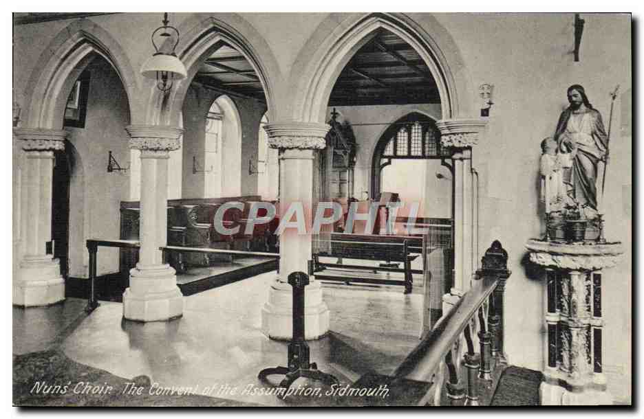 CPA Nun's Choir The Convent of the Assumption Sidmouth