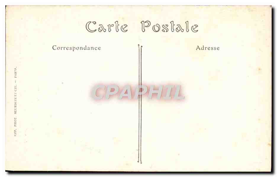 CPA Orleans Ruines de la Chapelle Saint Jacques  — Back