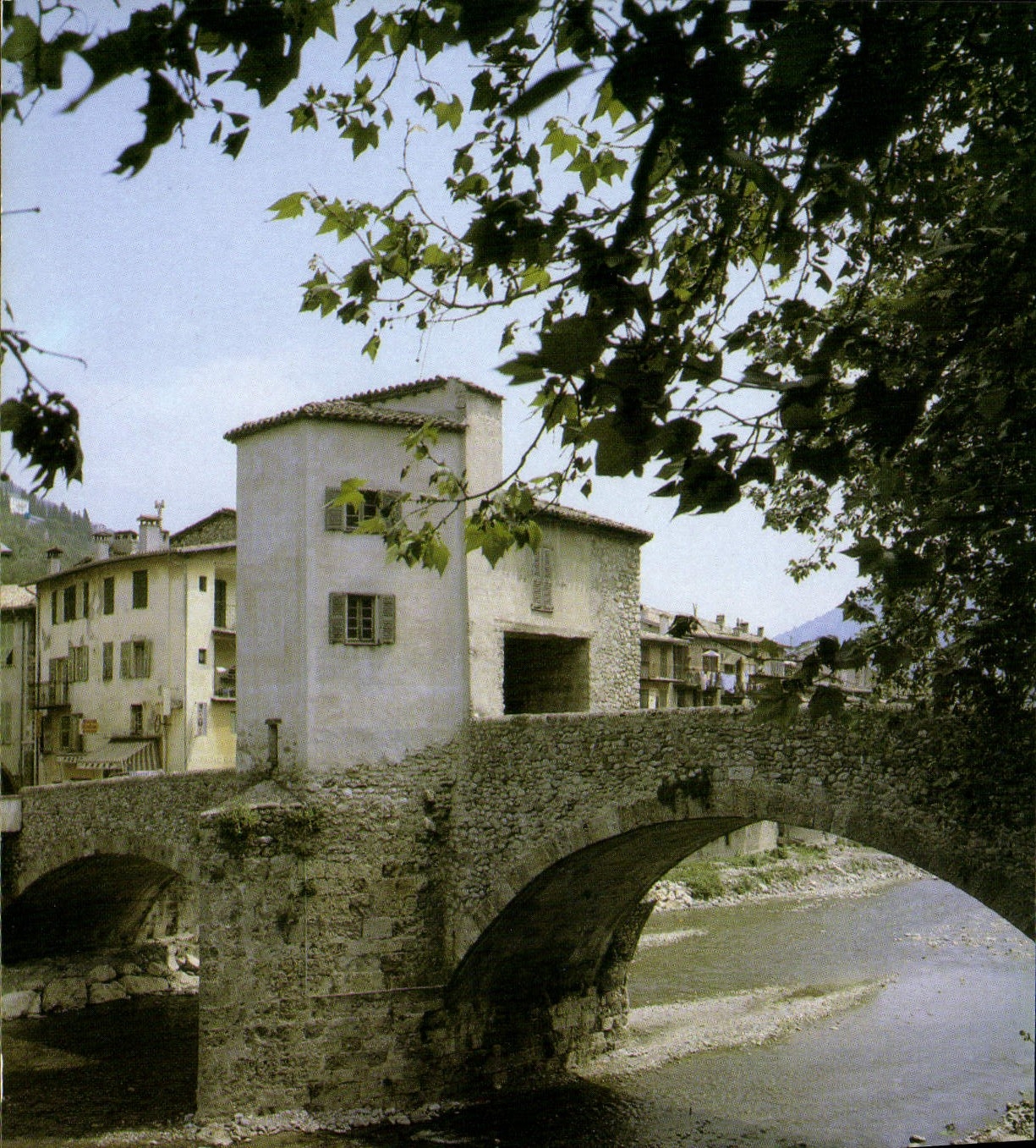 CPM Sospel Le Pont Tour de Peage 