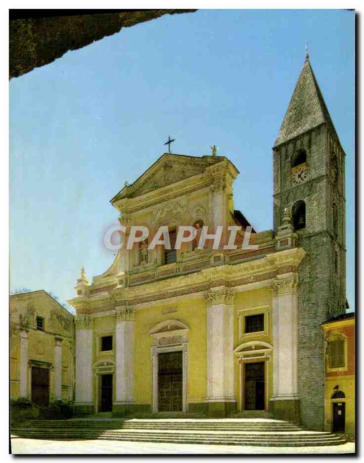 CPM Sospel Cathedrale Saint Michel Clocher roman 
