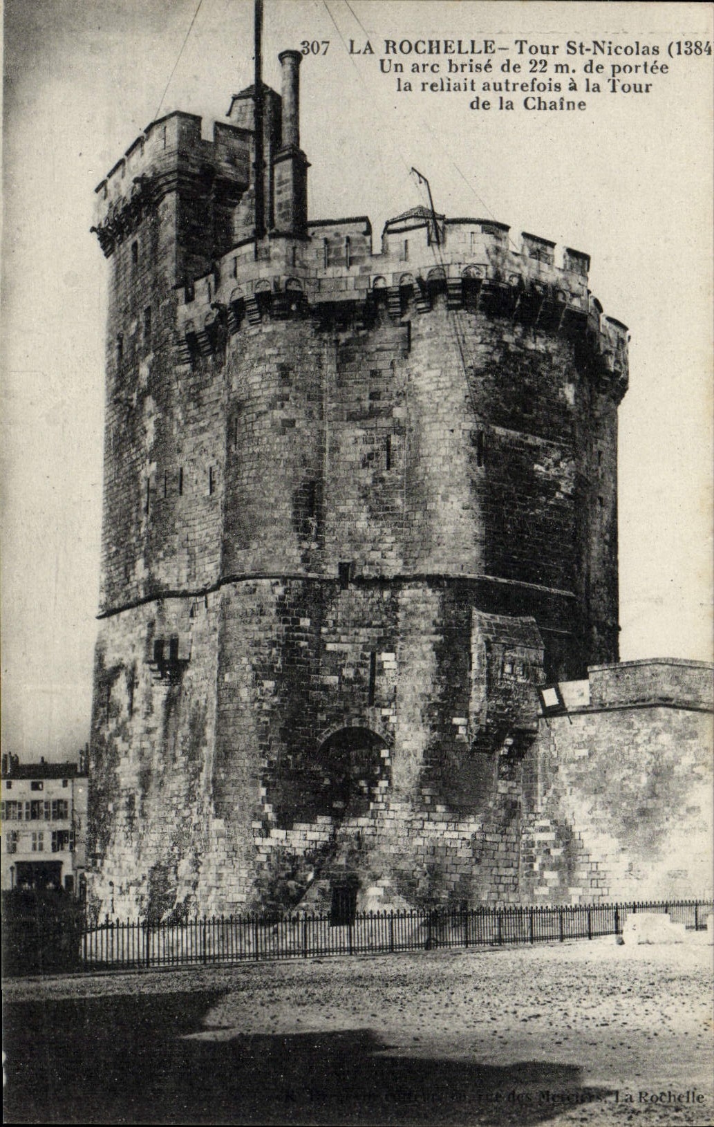 La Rochelle — Tour Saint-Nicolas (1384) — Mexières, n° 307