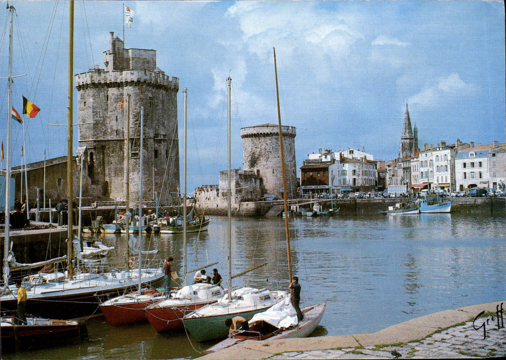 Le Port de La Rochelle — Tour Saint-Nicolas et Tour de la Chaîne — Éditions GREFF, Paris, n° 171/133