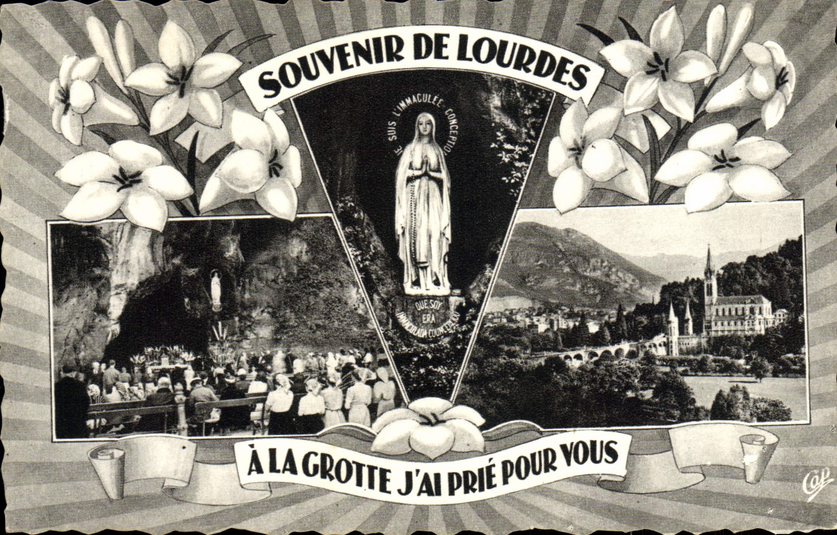 CPM Souvenir de Lourdes 