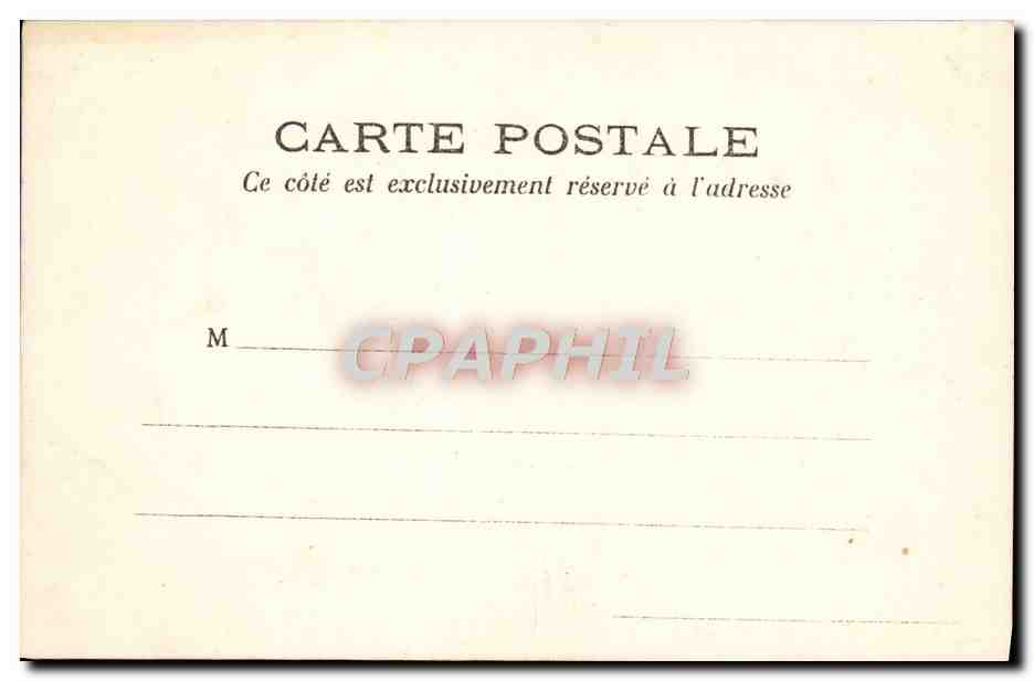 CPA Paris Hotel des Invalides Canon Militaria — Rückseite