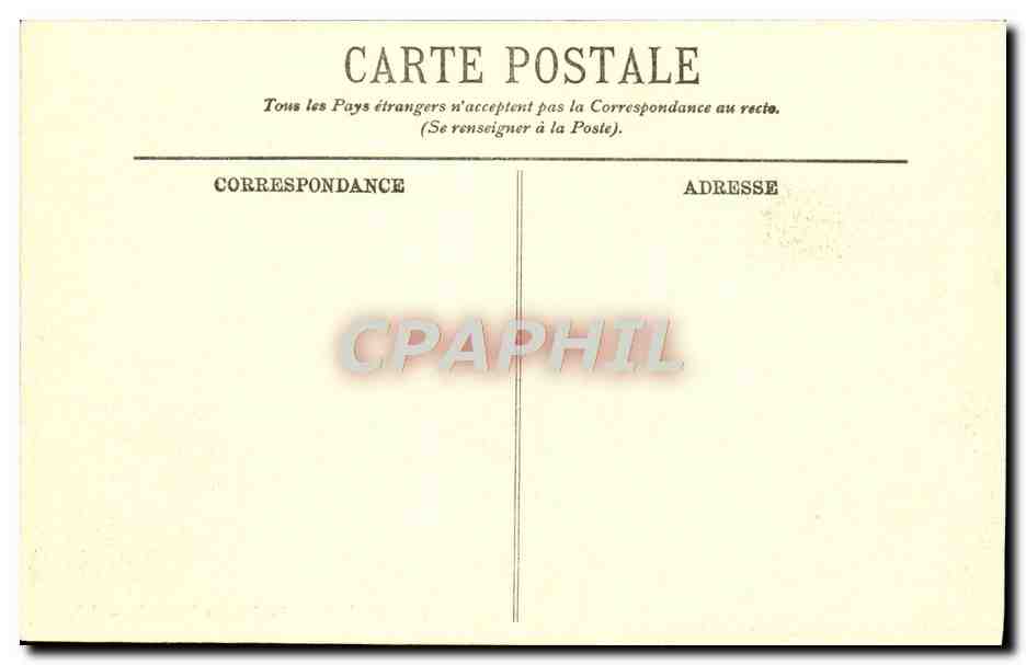 CPA Paris Le Theatre Francais  — Rückseite