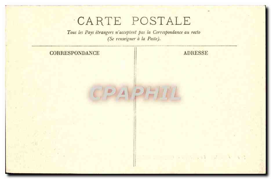 CPA Paris La Fontaine de Carpeaux  — Rückseite
