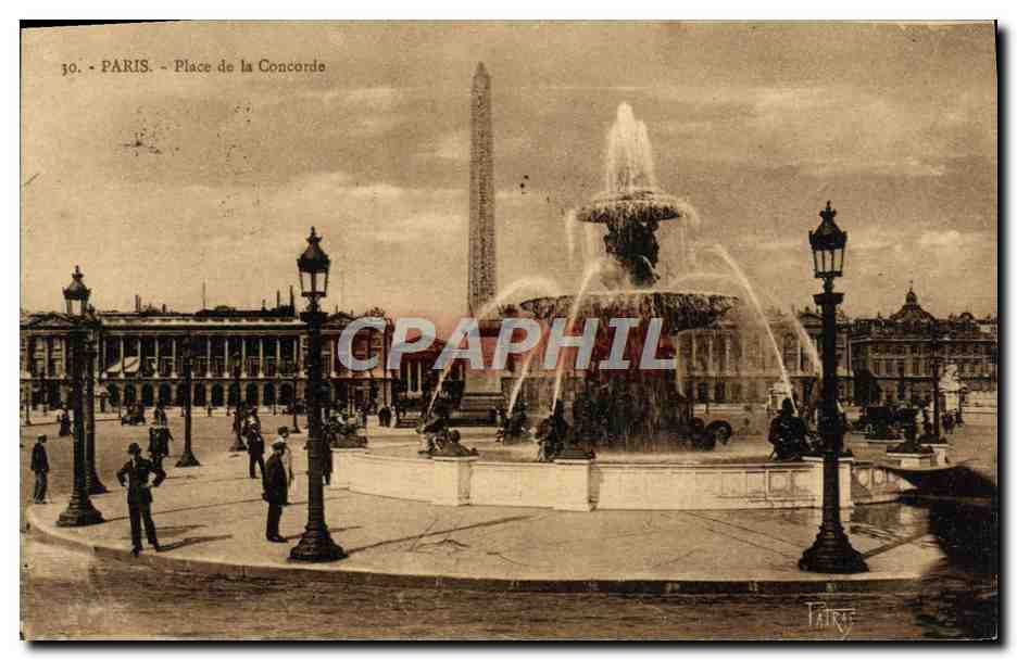 CPA Paris Place de la Concorde 